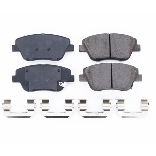 Front Z17 Low-Dust Ceramic Brake Pads with Hardware 17-1444