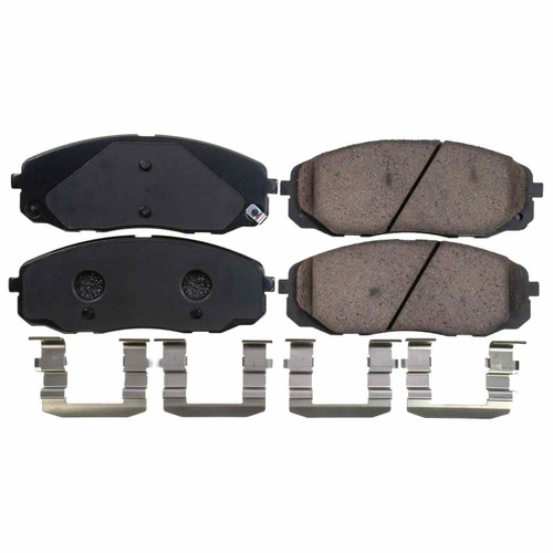 Front Z17 Low-Dust Ceramic Brake Pads with Hardware 17-1814N