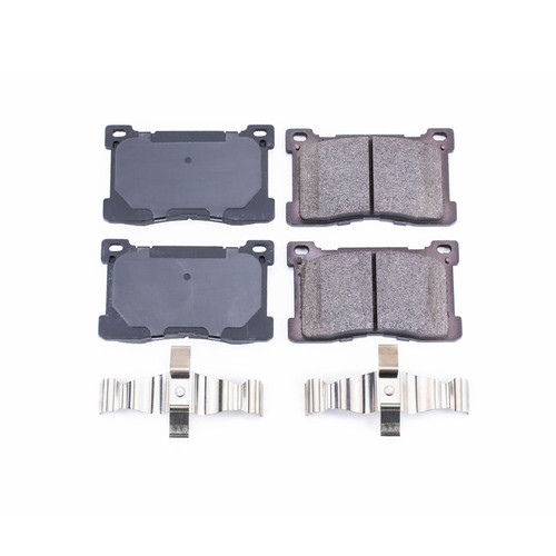 Front Z17 Low-Dust Ceramic Brake Pads with Hardware 17-1576