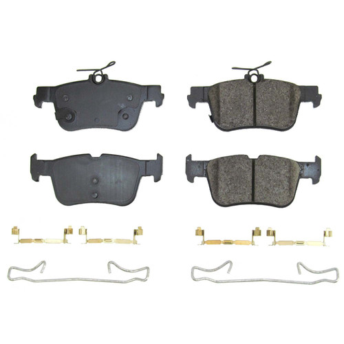 Rear Z17 Low-Dust Ceramic Brake Pads with Hardware 17-2384