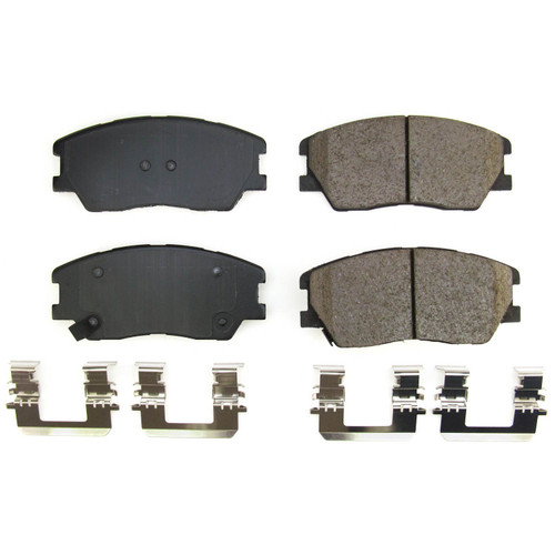 Front Z17 Low-Dust Ceramic Brake Pads with Hardware 17-2287
