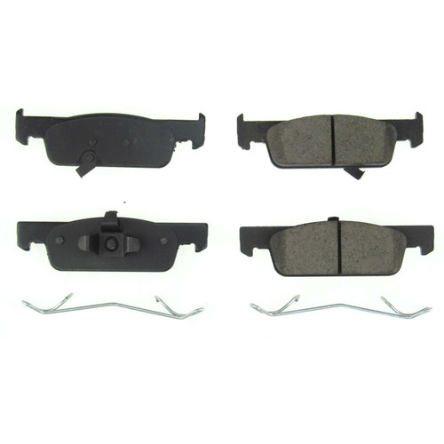 Front Z17 Low-Dust Ceramic Brake Pads with Hardware 17-1955