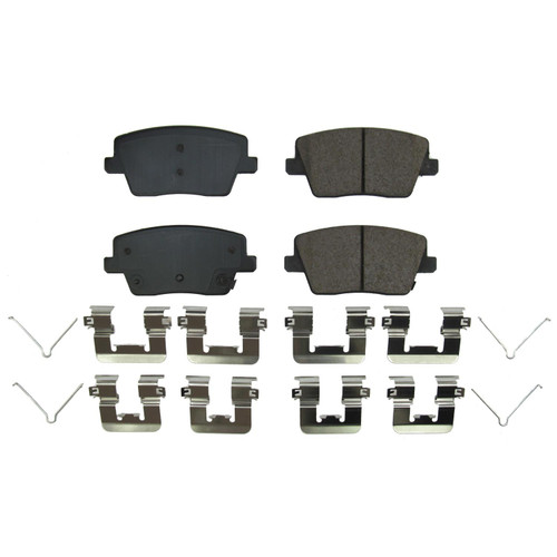 Rear Z17 Low-Dust Ceramic Brake Pads with Hardware 17-2212