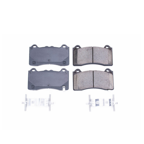 Front Z17 Low-Dust Ceramic Brake Pads with Hardware 17-1977
