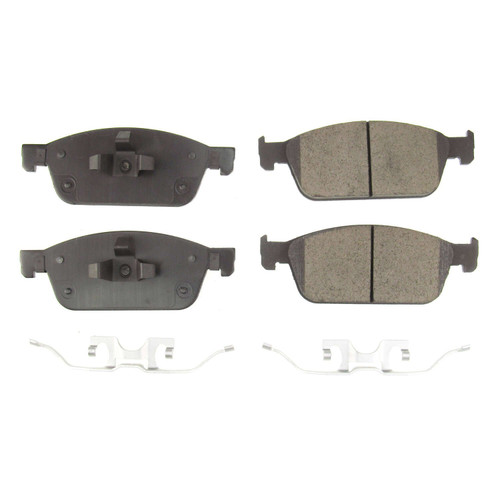 Front Z17 Low-Dust Ceramic Brake Pads with Hardware 17-1978