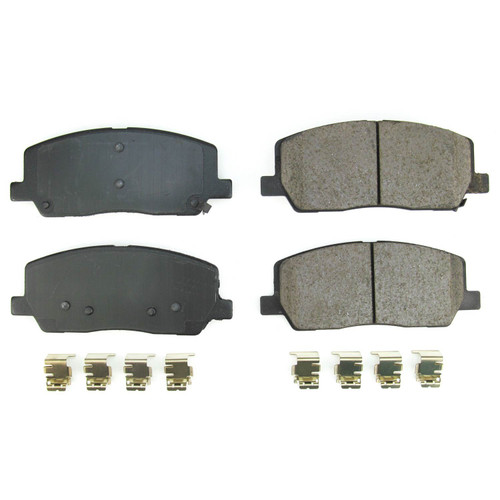 Front Z17 Low-Dust Ceramic Brake Pads with Hardware 17-2379