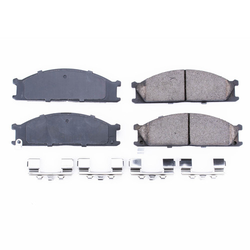 Front Z17 Low-Dust Ceramic Brake Pads with Hardware 17-333