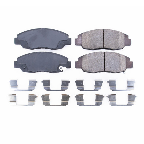 Front Z17 Low-Dust Ceramic Brake Pads with Hardware 17-465