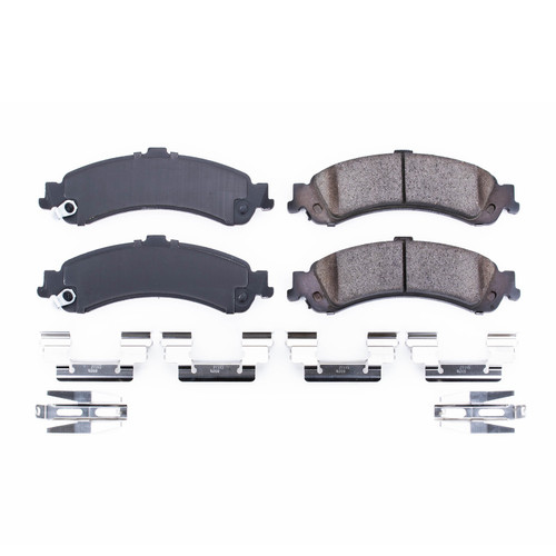Rear Z17 Low-Dust Ceramic Brake Pads with Hardware 17-834