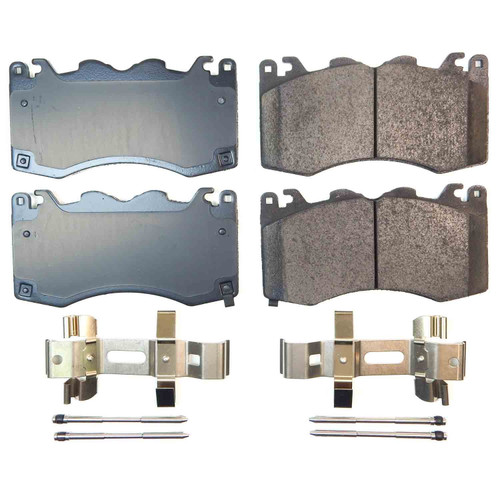 Front Z17 Low-Dust Ceramic Brake Pads with Hardware 17-2516