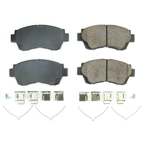 Front Z17 Low-Dust Ceramic Brake Pads with Hardware 17-476B
