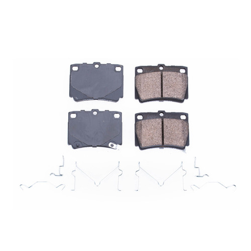 Rear Z17 Low-Dust Ceramic Brake Pads with Hardware 17-733