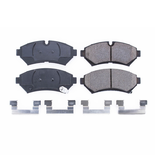 Front Z17 Low-Dust Ceramic Brake Pads with Hardware 17-753