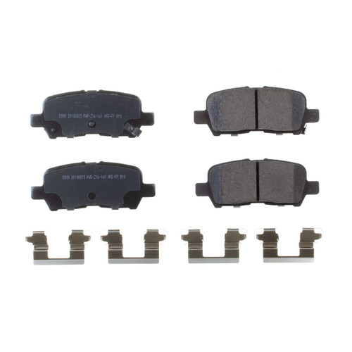 Rear Z17 Low-Dust Ceramic Brake Pads with Hardware 17-999