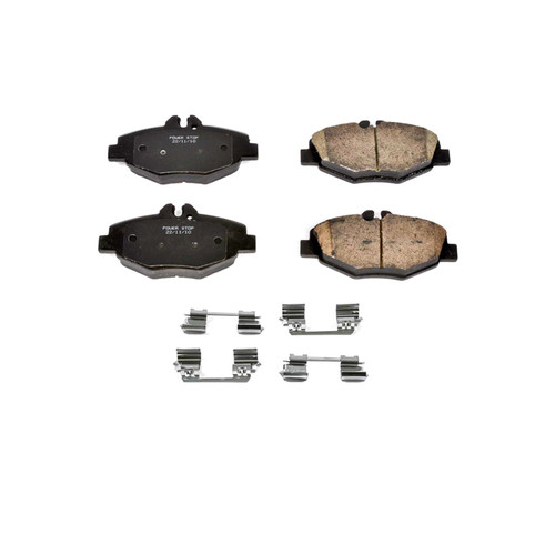 Front Z17 Low-Dust Ceramic Brake Pads with Hardware 17-987