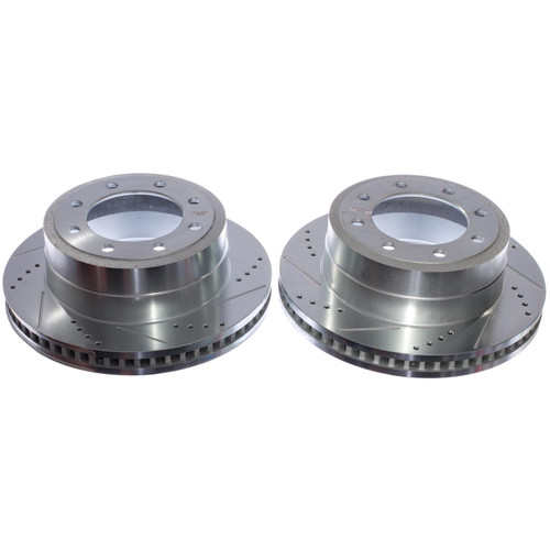 - Drilled and Slotted Rotor Pair AR85224XPR - front view