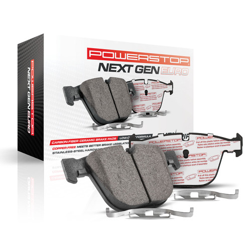 Next Gen Euro Carbon Fiber-Ceramic Brake Pads with Hardware Kit NXE-1630A