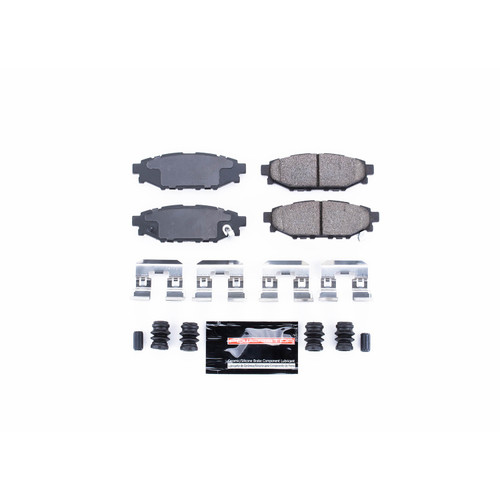 Rear Z23 Daily Driver Carbon-Fiber Ceramic Brake Pads with Hardware Kit Z23-1114