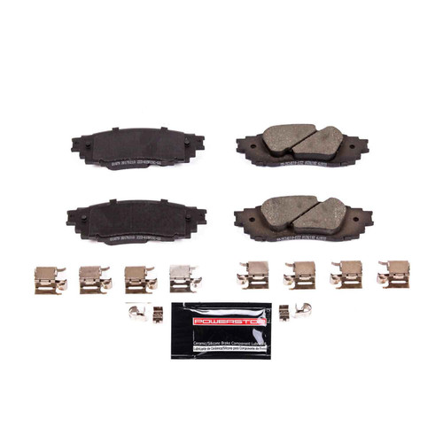 Rear Z23 Daily Driver Carbon-Fiber Ceramic Brake Pads with Hardware Kit Z23-1879