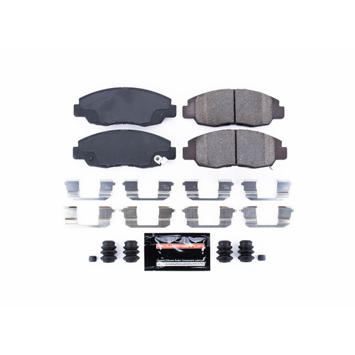 Front Z23 Daily Driver Carbon-Fiber Ceramic Brake Pads with Hardware Kit Z23-465