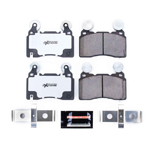 Front Z26 Street Performance Carbon-Fiber Ceramic Brake Pads with Hardware Kit Z26-1474