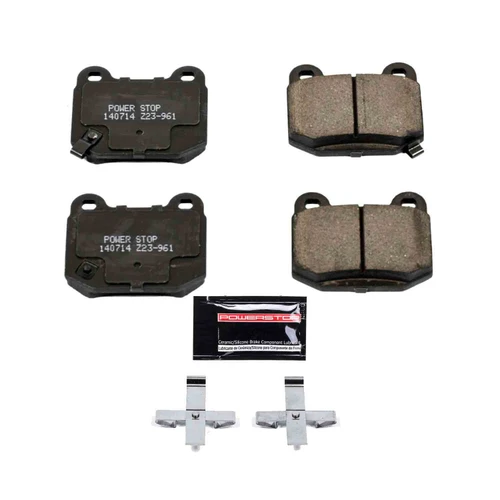 Rear Z23 Daily Driver Carbon-Fiber Ceramic Brake Pads with Hardware Kit Z23-961