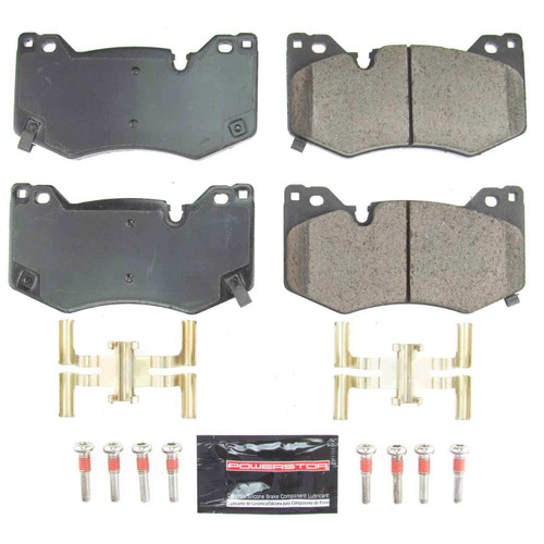 Front Z23 Daily Driver Carbon-Fiber Ceramic Brake Pads with Hardware Kit Z23-8009