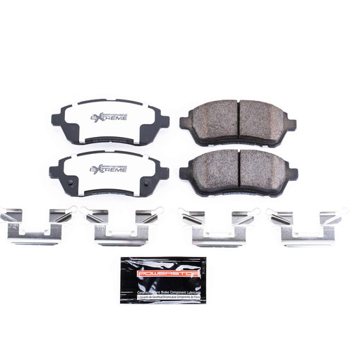 Front Z26 Street Performance Carbon-Fiber Ceramic Brake Pads with Hardware Kit Z26-1454