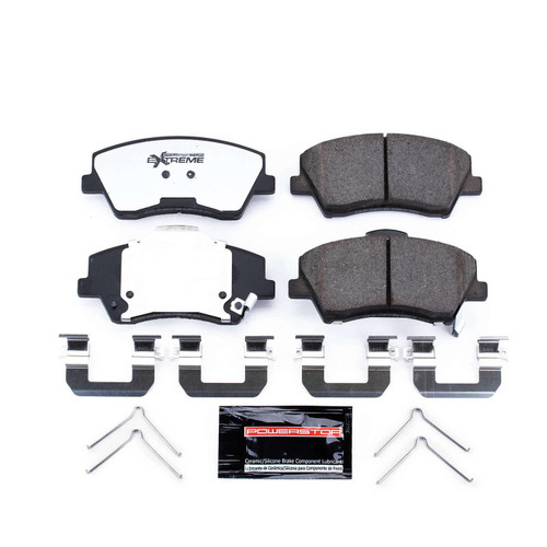 Front Z36 Truck and SUV Carbon-Fiber Ceramic Brake Pads with Hardware Kit Z36-1912