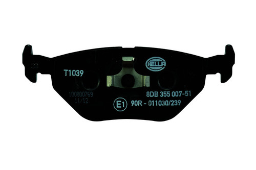 Disc Brake Pad Set 355007511 - back view