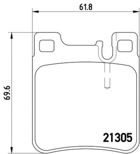Disc Brake Pad Set 355007581 - diagram