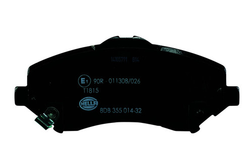 Disc Brake Pad Set 355014321 - back view