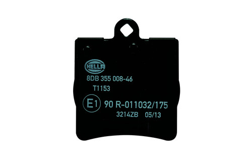 Disc Brake Pad Set 355008461 - back view