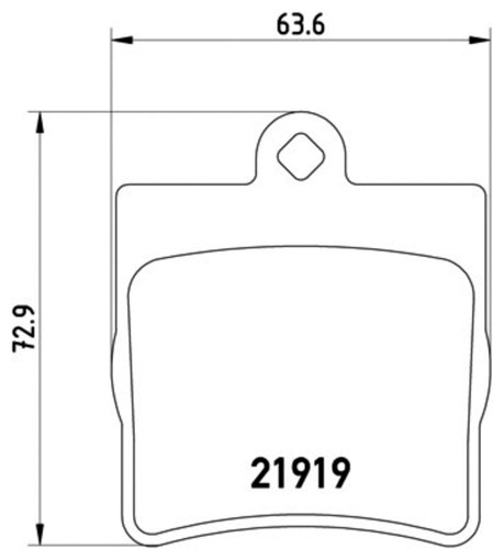 Disc Brake Pad Set 355008461 - diagram