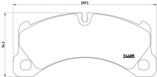 Disc Brake Pad Set 355015131 - diagram
