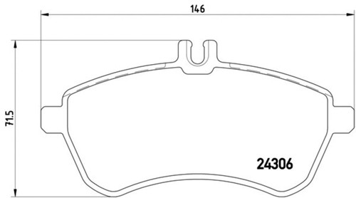 Disc Brake Pad Set 355012581 - diagram