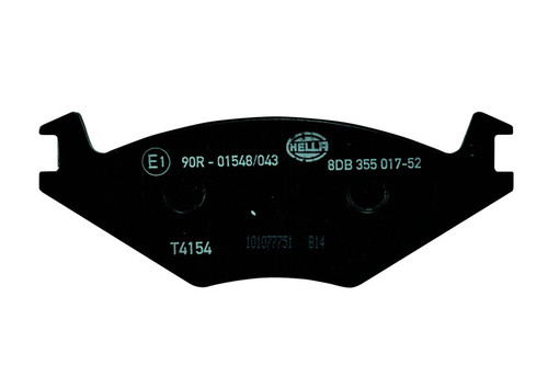 Disc Brake Pad Set 355017521 - back view