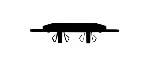 Disc Brake Pad Set 355012661 - top view