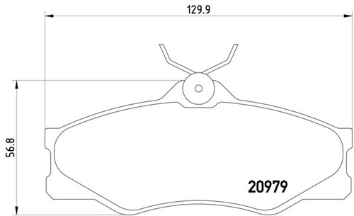 Disc Brake Pad Set 355017661 - diagram