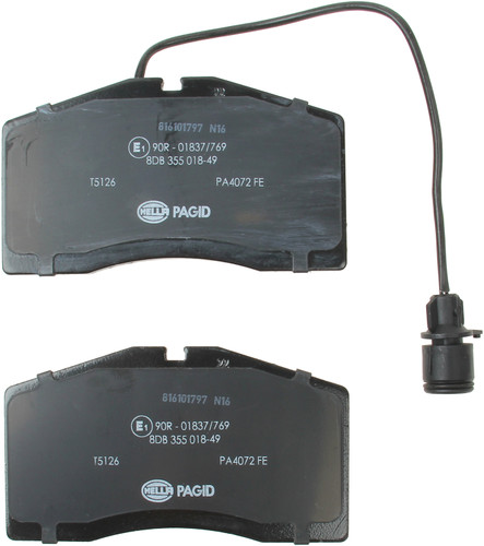 Disc Brake Pad Set 355018491 - back view