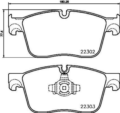 Disc Brake Pad Set 355024661 - diagram