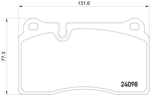 Disc Brake Pad Set 355019941 - diagram