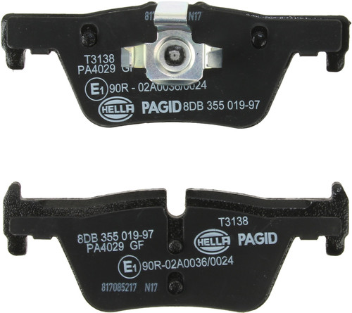 Disc Brake Pad Set 355019971 - back view