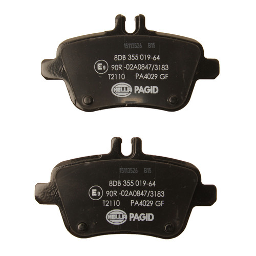 Disc Brake Pad Set 355019641 - back view