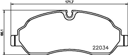 Disc Brake Pad Set 355021571 - diagram