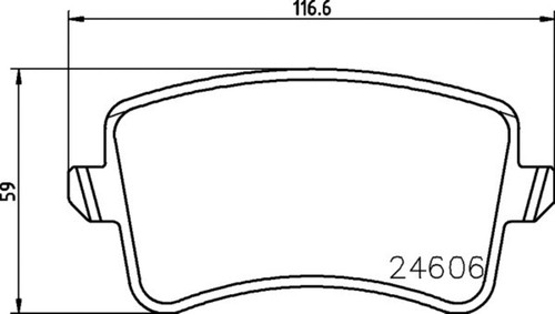 Disc Brake Pad Set 355025381 - diagram