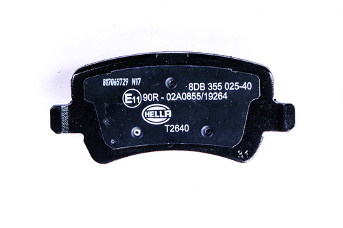 Disc Brake Pad Set 355025401 - back view