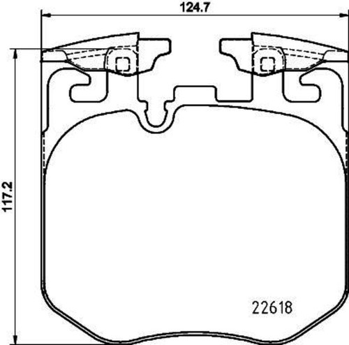 Disc Brake Pad Set 355039461 - diagram