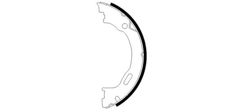 Parking Brake Shoe Set 355050451 - diagram