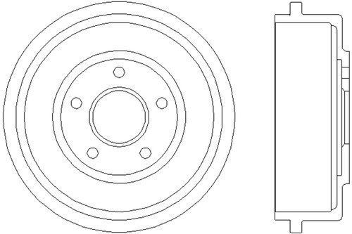 Brake Drum 355300431 - diagram